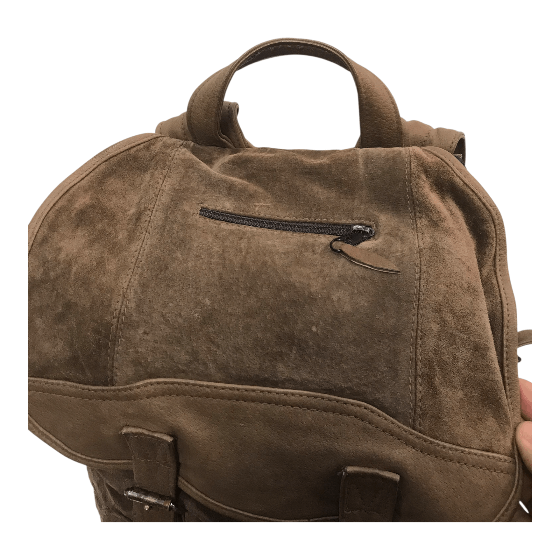 Leather Vintage Golden East Leather Brown Bagpack Size ONE SIZE - 9 Thumbnail