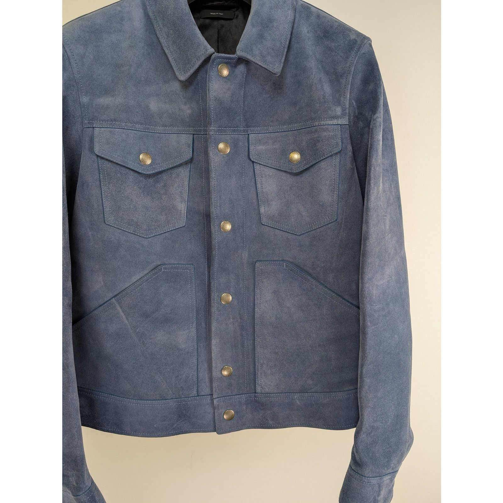 Tom Ford o1rshd1 Denim Jacket Blouson in Blue Size US L / EU 52-54 / 3 - 7 Thumbnail