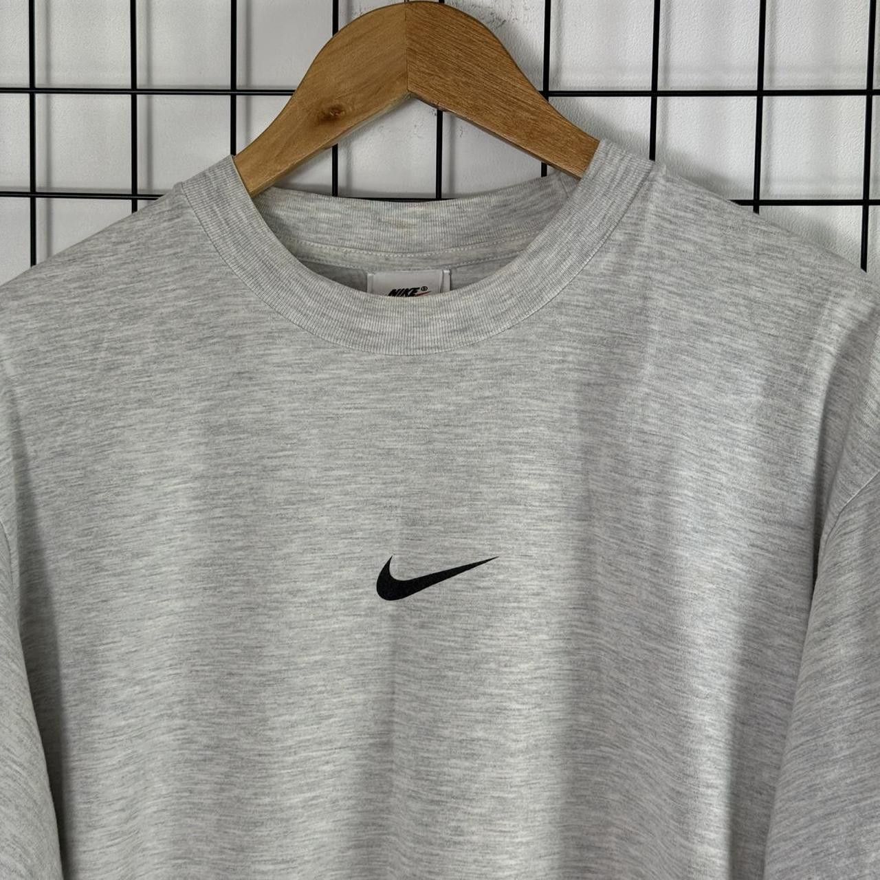Nike Nike Vintage 90s Centrr Swoosh T shirt Grey Size US M / EU 48-50 / 2 - 5 Thumbnail