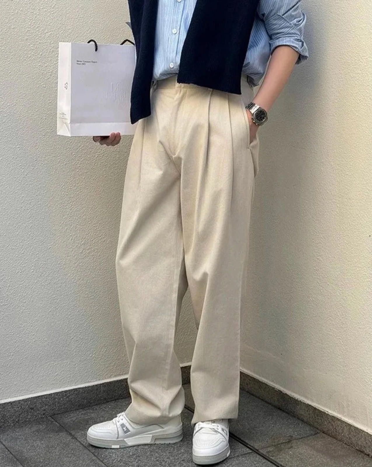 Other Stylish High-Waisted Wide-Leg Trousers Size US 32 / EU 48 - 6 Thumbnail