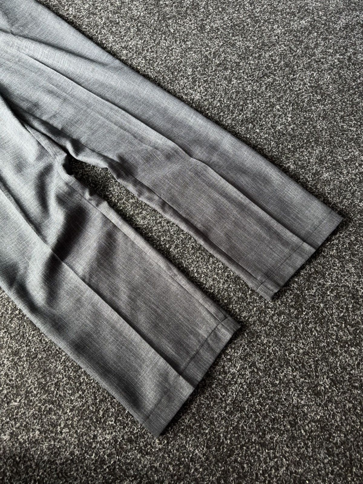 Designer Japanese Minimalist Wool Trousers Issey Miyake Style Size 28" / US 6 / IT 42 - 3 Thumbnail