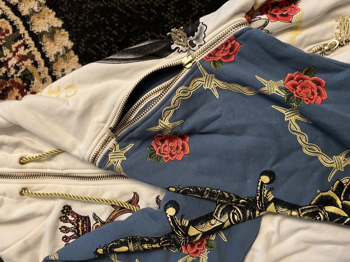 Christian Audigier CRAZY Christian Audigier Zip Up with Zipper Arms Size US XXL / EU 58 / 5 - 3 Thumbnail