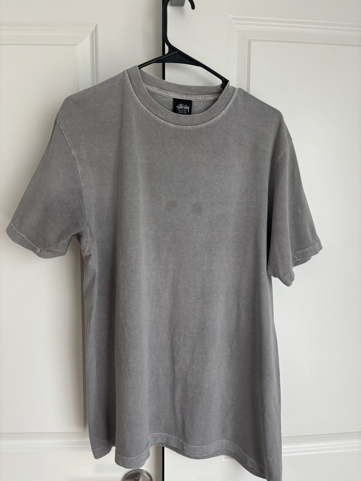 Stussy Stussy Pigment Dyed Grey T-Shirt Men’s Size Medium Size US M / EU 48-50 / 2 - 1 Thumbnail
