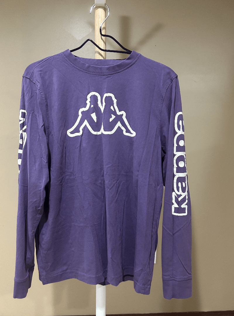 Kappa Kappa Purple Long Sleeve Shirt Size US M / EU 48-50 / 2 - 1 Thumbnail