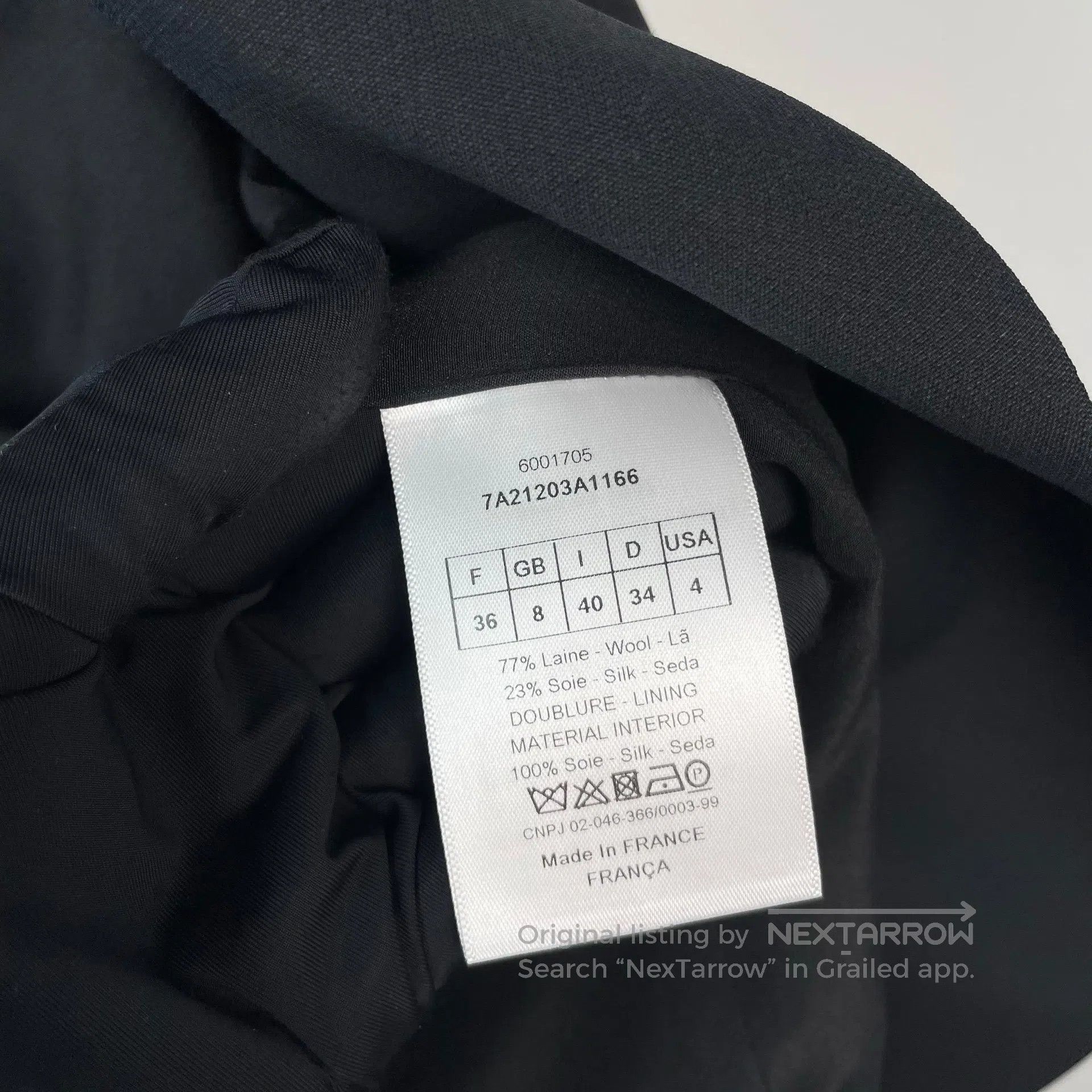 Dior Dior Tailored Single-breasted Suit Jacket| Size XS / US 0-2 / IT 36-38 - 7 Thumbnail