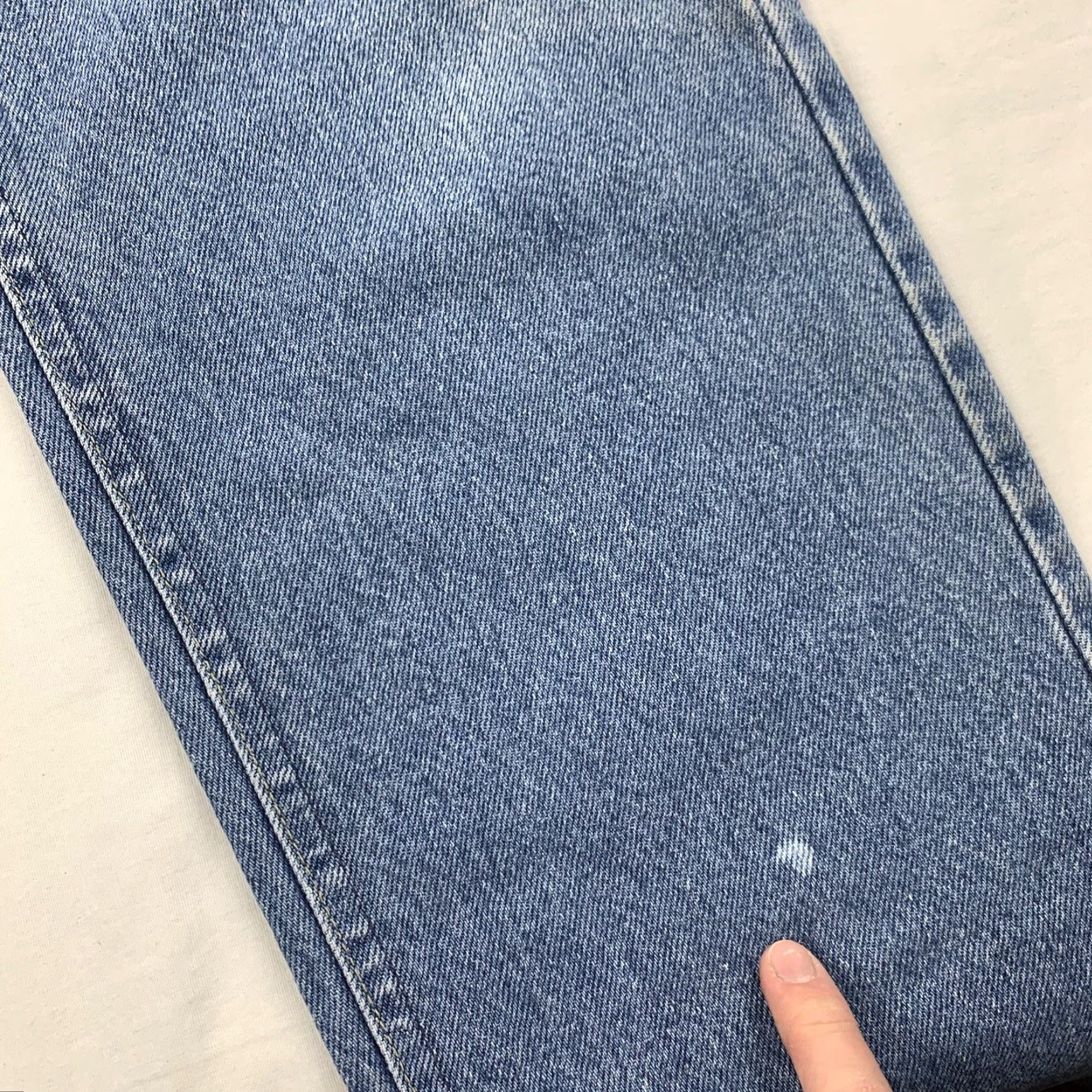 Lee VINTAGE Lee Riders Jeans Womens 18 Medium Blue Denim High Rise 90s Made In USA Size 30" / US 8 / IT 44 - 3 Thumbnail