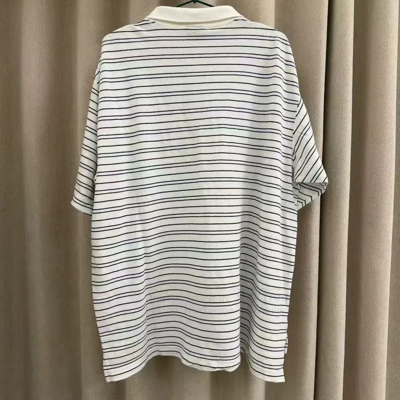 Balenciaga Balenciaga Striped Polo Short Sleeve Size US S / EU 44-46 / 1 - 2 Thumbnail
