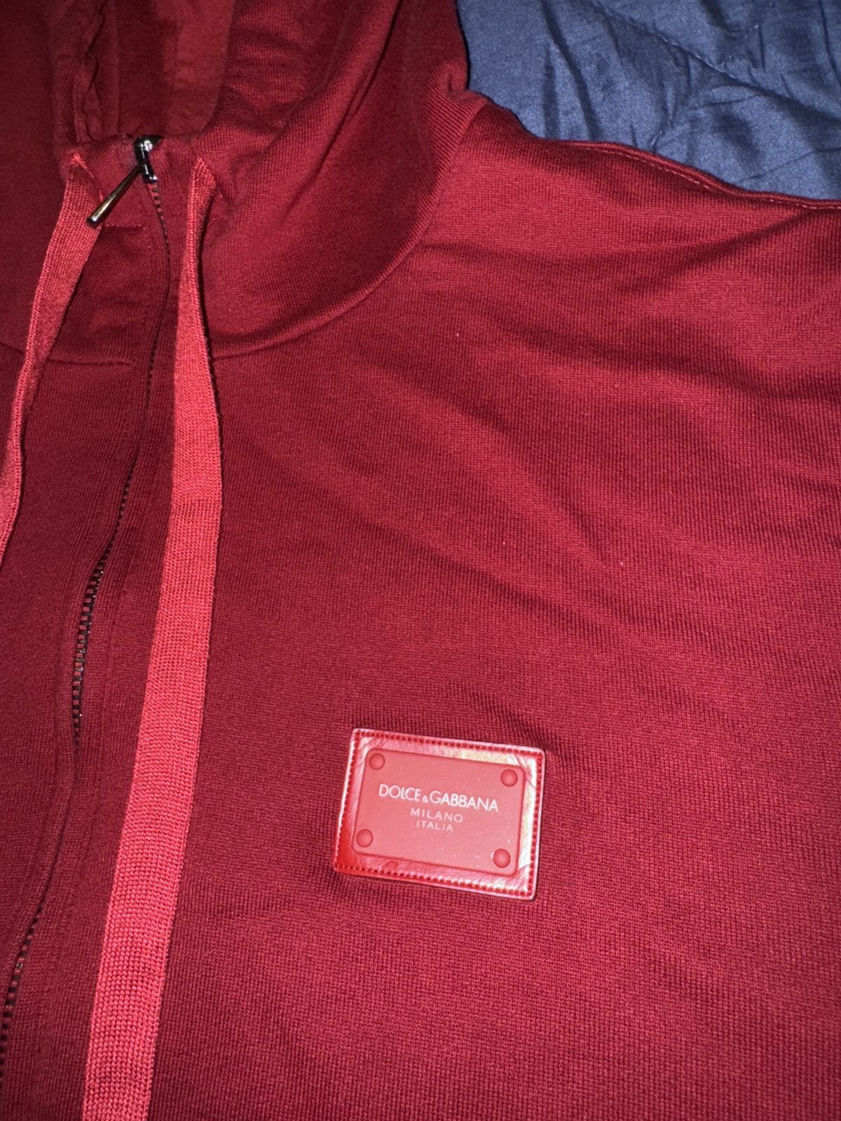 Dolce & Gabbana Dolce & Gabbana Red Cotton Hoodie Size US L / EU 52-54 / 3 - 2 Thumbnail