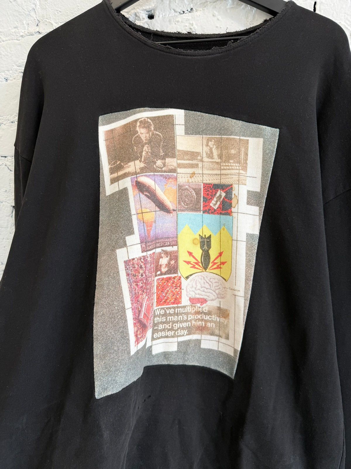Raf Simons A/W 03-04 RAF SIMONS ‘CLOSER’ COLLAGE CREWNECK Size US S / EU 44-46 / 1 - 2 Thumbnail