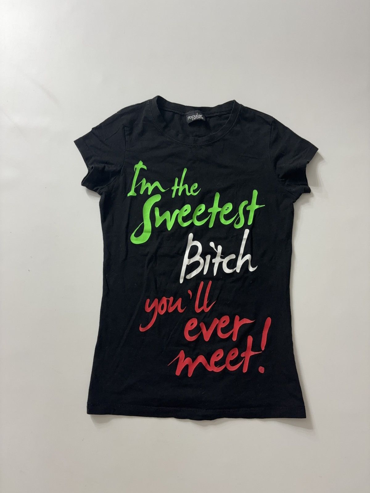 Vintage HUMOR Y2K PRINTED VINTAGE 00s TEE T-SHIRT Size M / US 6-8 / IT 42-44 - 1 Thumbnail