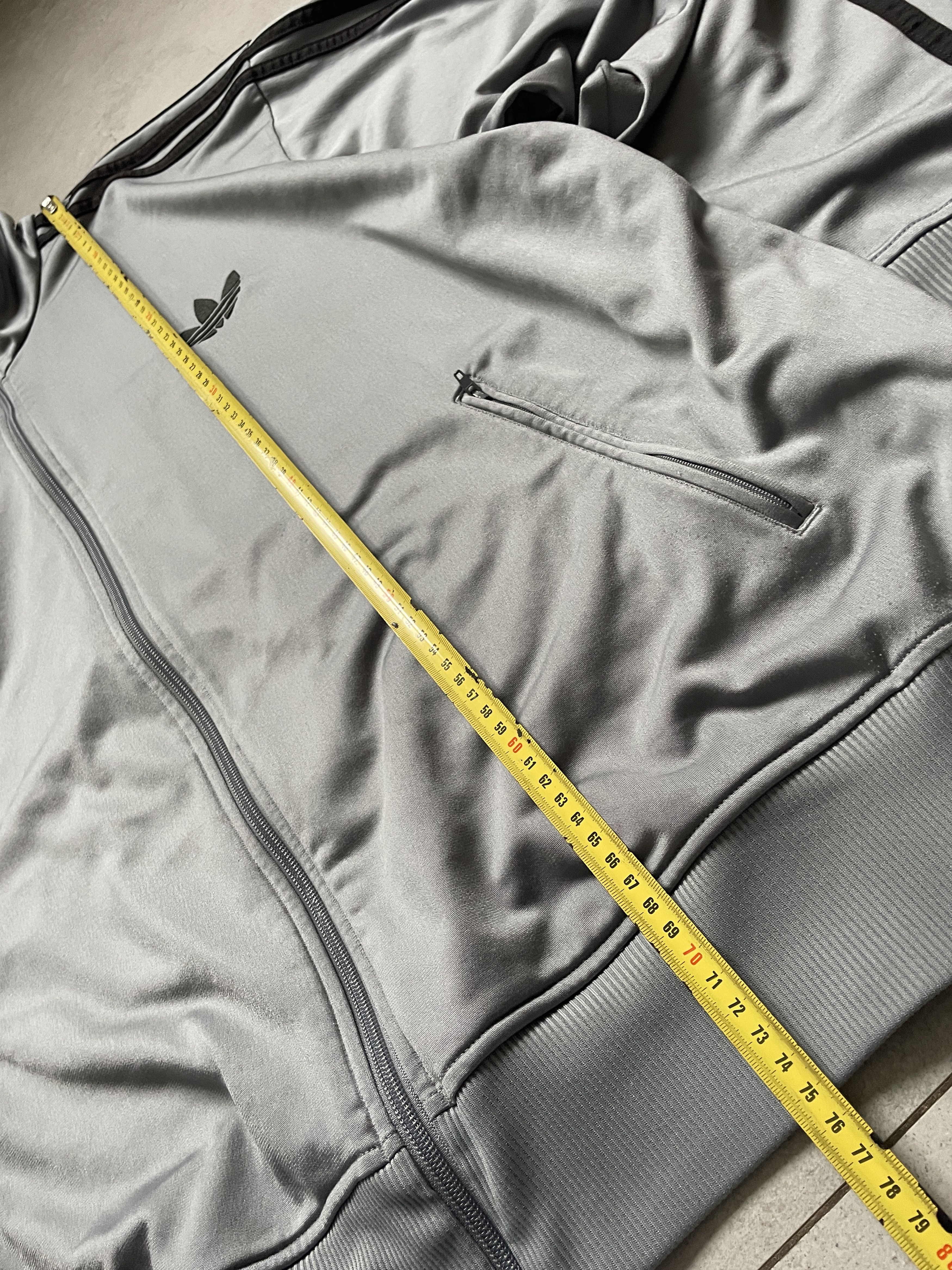 Adidas Y2K ADIDAS ORIGINALS GRAY SILVER VIRAL TRACKTOP ZIP Size US XXL / EU 58 / 5 - 7 Thumbnail