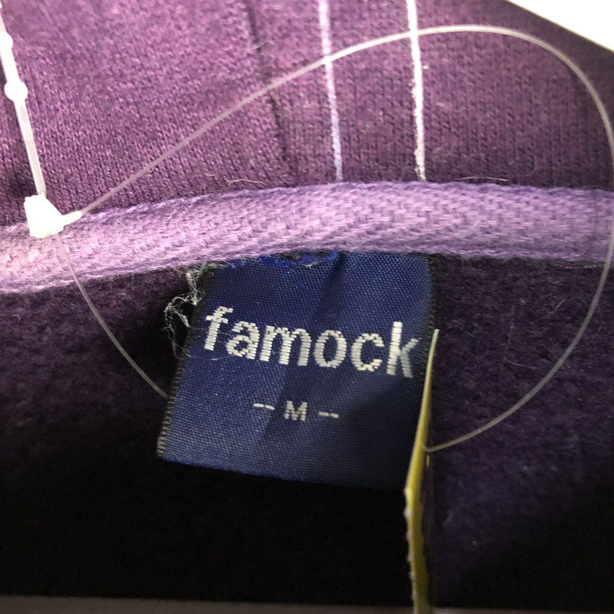 Japanese Brand Famock Purple art vintage Hoodie sweatshirt #A1275 Size US M / EU 48-50 / 2 - 9 Thumbnail