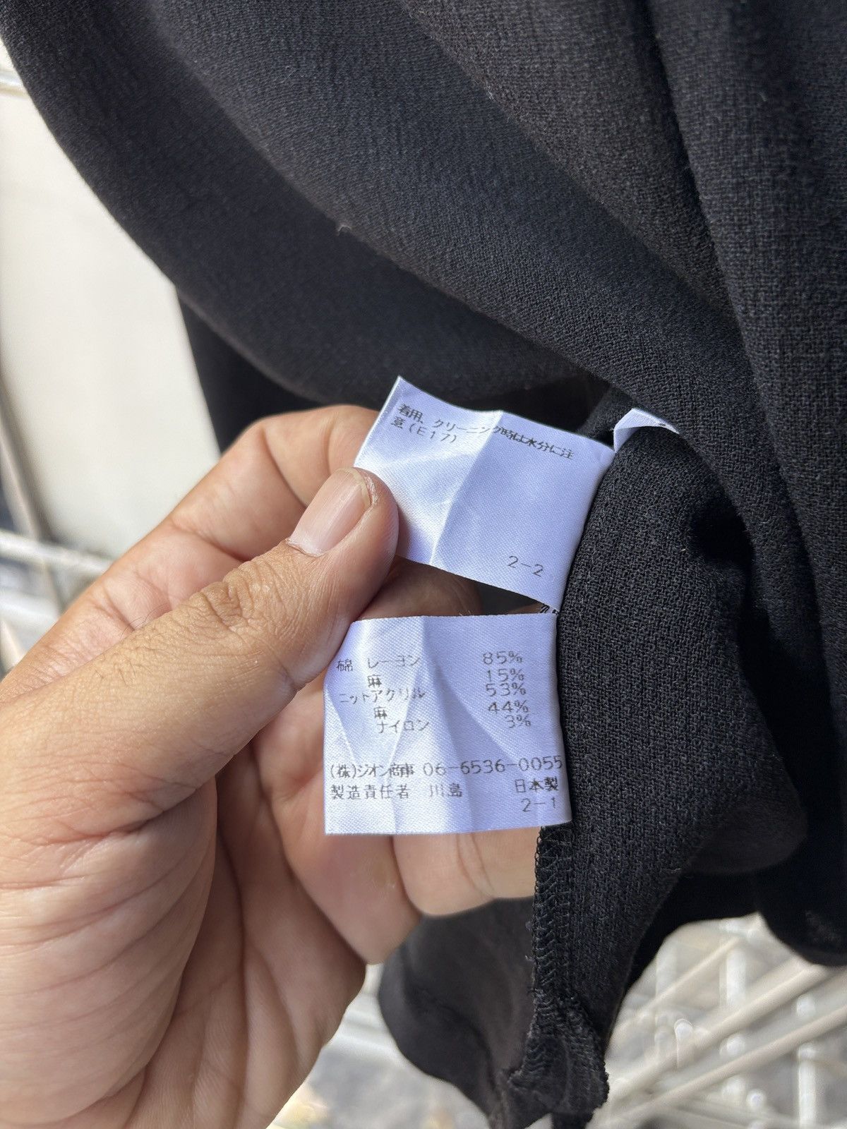 Japanese Brand ed Enrico Domani black top Size M / US 6-8 / IT 42-44 - 9 Thumbnail