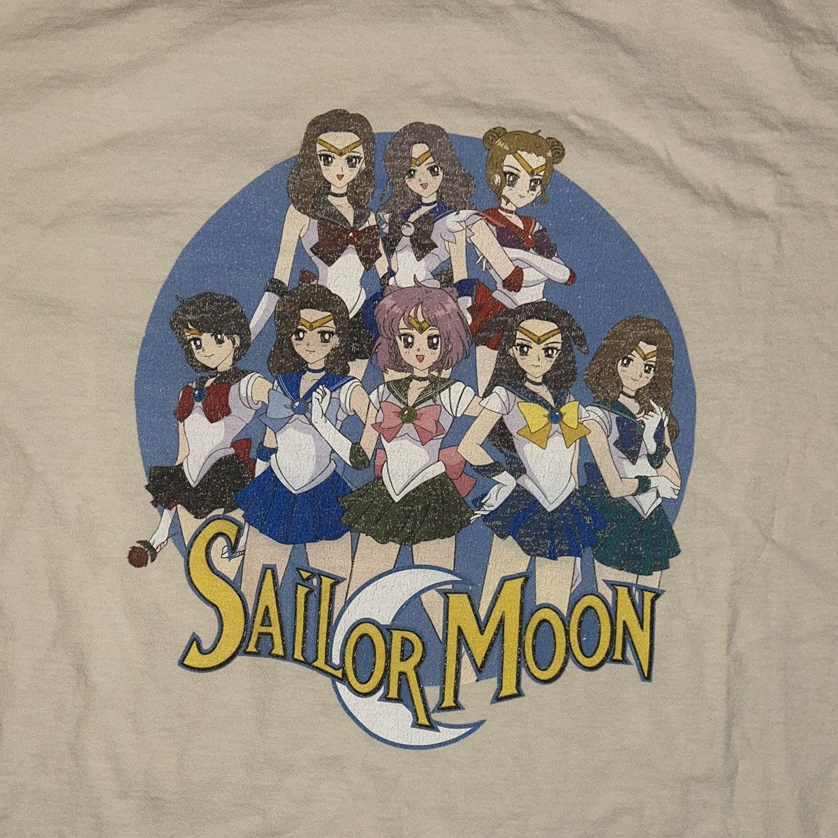 Anime Sailor Moon Anime Graphic Tee | Magical Girl | Vintage Look Size US M / EU 48-50 / 2 - 2 Thumbnail