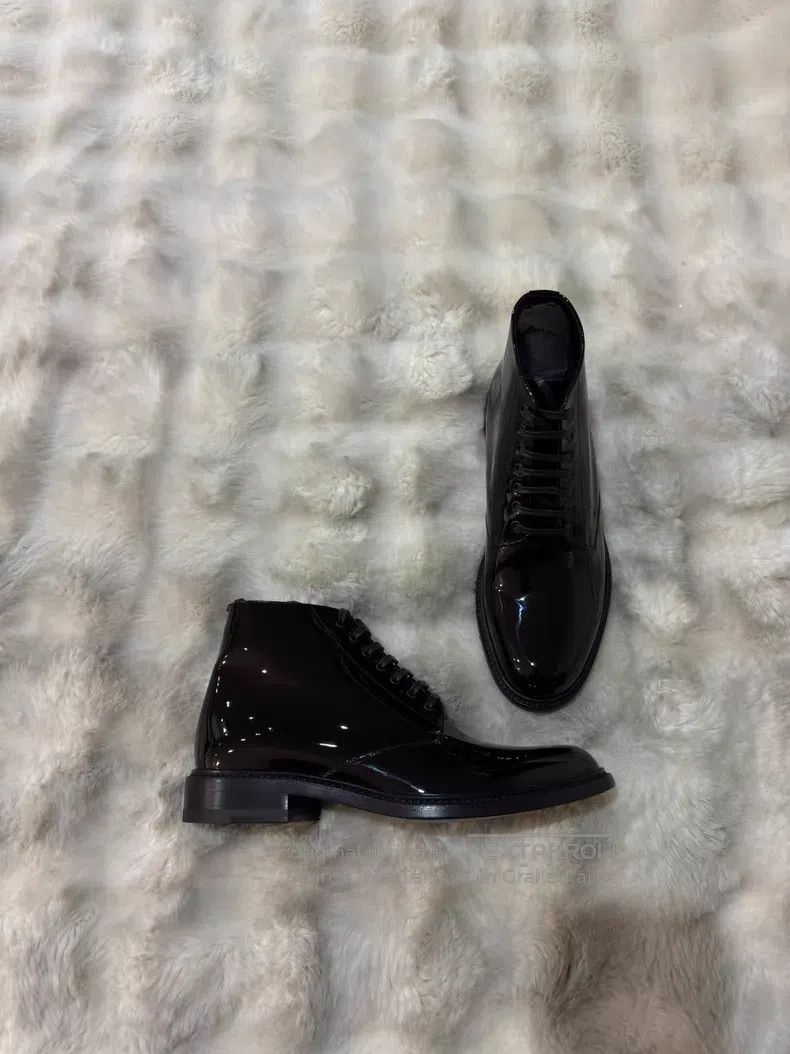 Saint Laurent Paris Saint Laurent Paris Men's Lace-up Boots Size US 8 / EU 41 - 1 Thumbnail