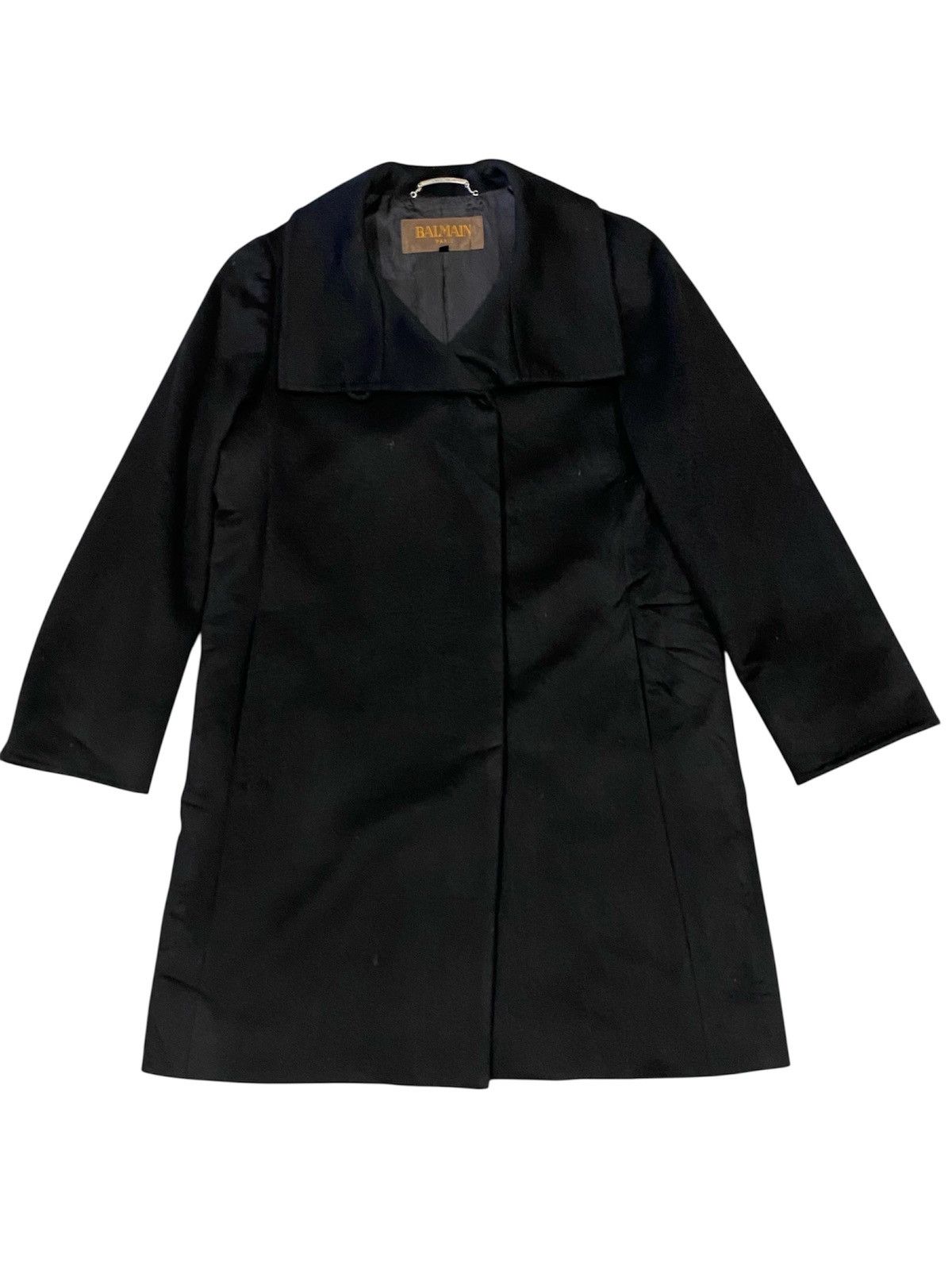 Balmain Balmain Paris Wool Coat Jacket Black Size M / US 6-8 / IT 42-44 - 2 Thumbnail
