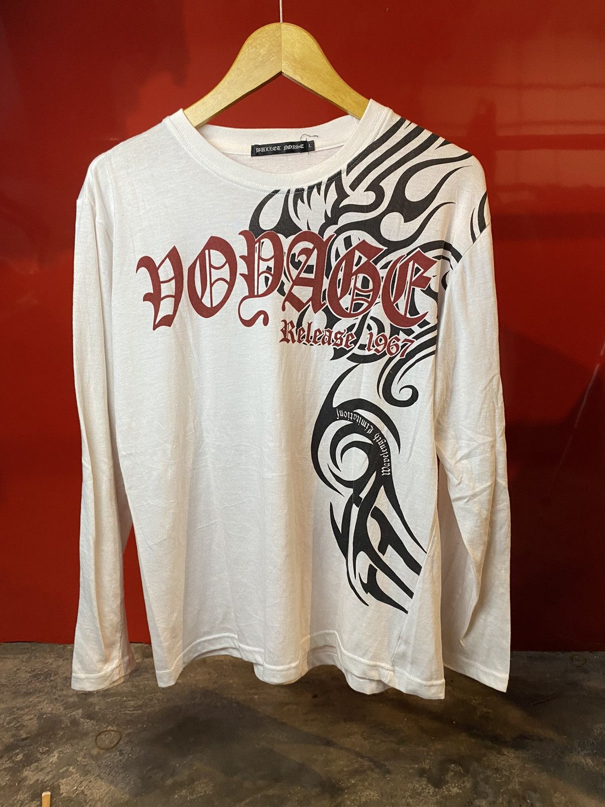 14th Addiction × Hysteric Glamour × KMRii 💥BINDINGOFFER💥bullet noise longsleeve poem tribal ifsxstyle Size US M / EU 48-50 / 2 - 7 Thumbnail