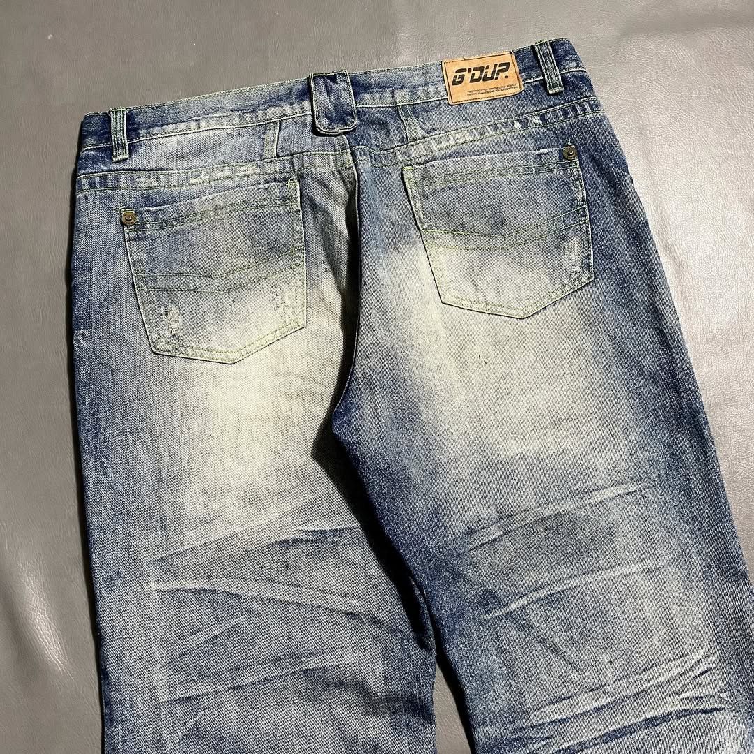 If Six Was Nine × KMRii × Le Grande Bleu (L.G.B.) Crazy!! G’Dub Fadding Baggy Jeans LGB Ifsixwasnine Style Size US 36 / EU 52 - 4 Thumbnail