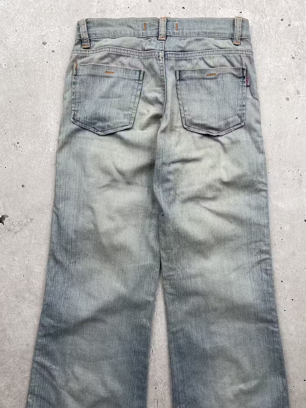 Japanese Brand × Vintage Vintage Flared Worn Jeans Size 26" / US 2 / IT 38 - 8 Thumbnail