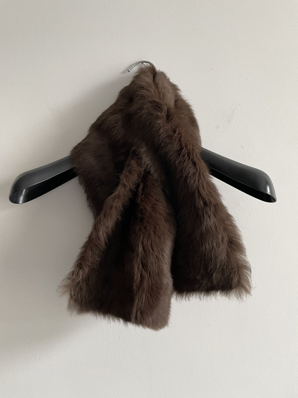 A.P.C. A.P.C. Real rabbit fur shirt scarf Size ONE SIZE - 1 Thumbnail