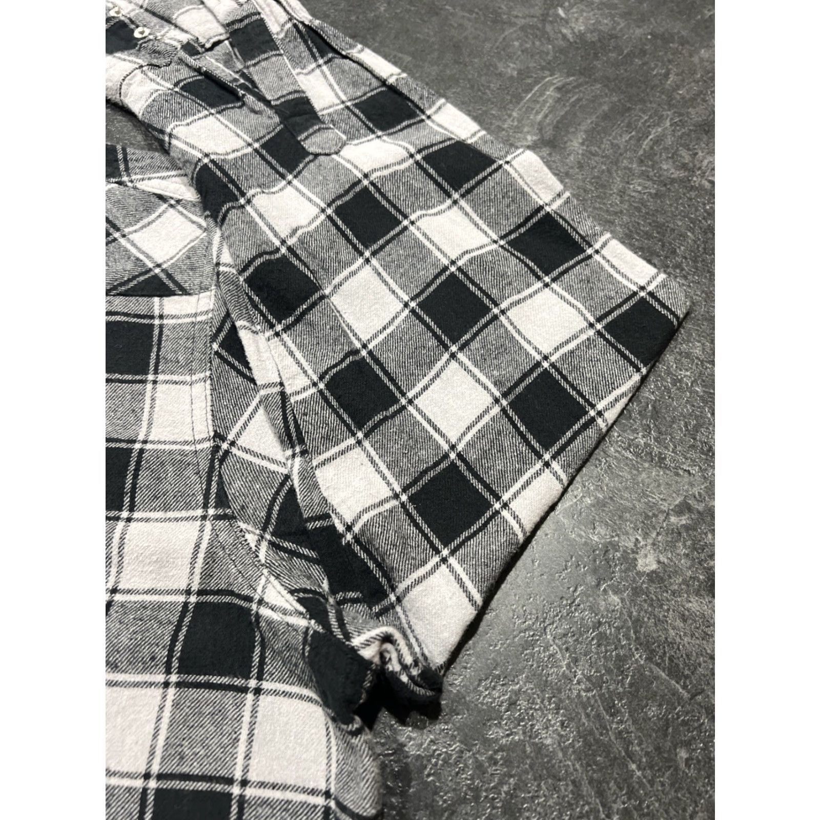 Wrangler VINTAGE Wrangler Shirt Mens 2XL Gray Black Plaid Pearl Snap Button Up Wrancher Size US XXL / EU 58 / 5 - 2 Thumbnail