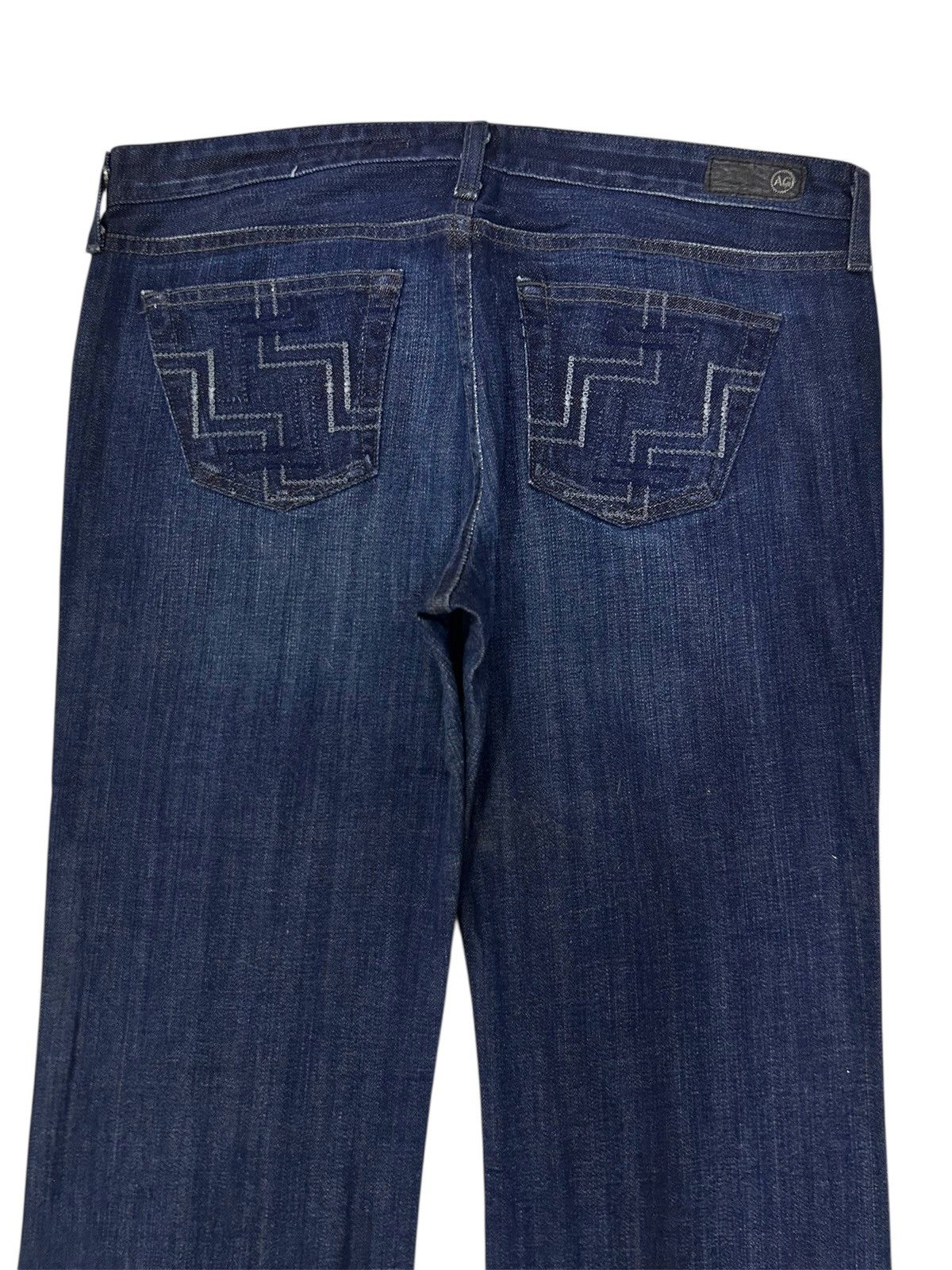 AG Adriano Goldschmied × Designer Vintage y2k AG ADRIANO GOLDSCHMIED Denim Flare Jeans Size US 35 - 5 Thumbnail