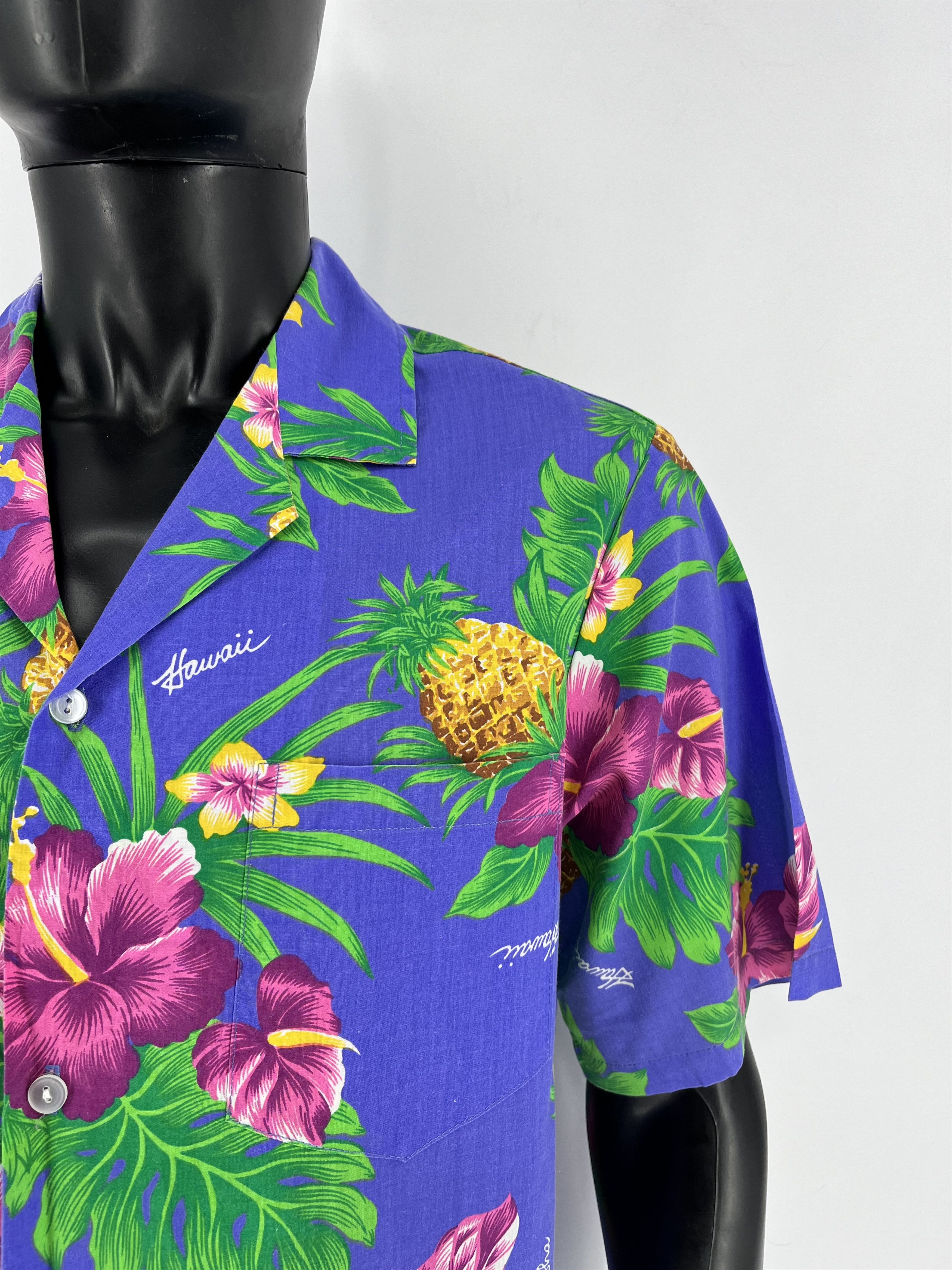 Vintage Vintage Y2K Art Streetwear Hawaiian Travis Scott style Size US XXL / EU 58 / 5 - 7 Thumbnail