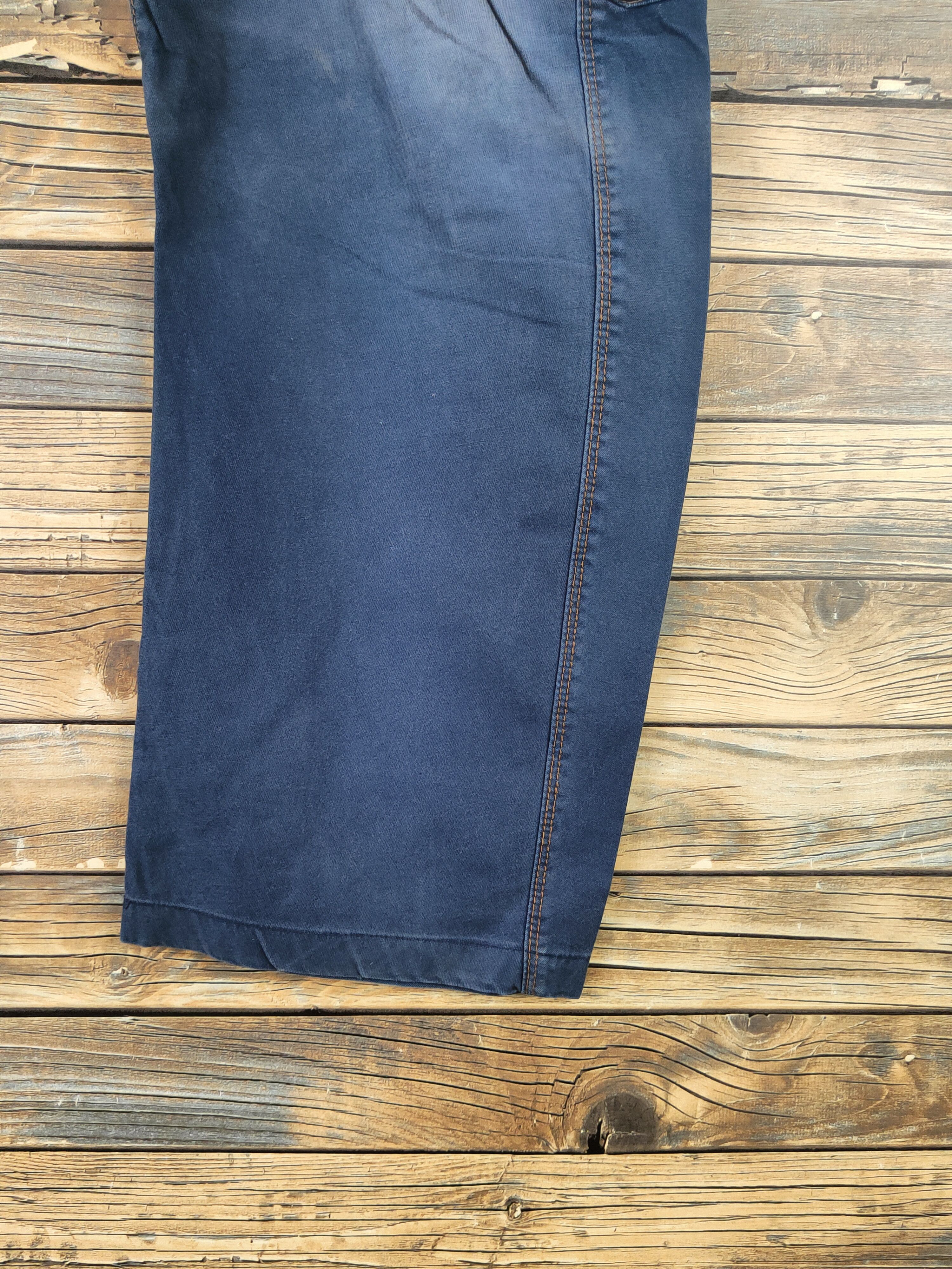 Japanese Brand DL Xebec Twist45 Blue Faded Multipocket Cargo Pants# 46-092 Size US 32 / EU 48 - 6 Thumbnail