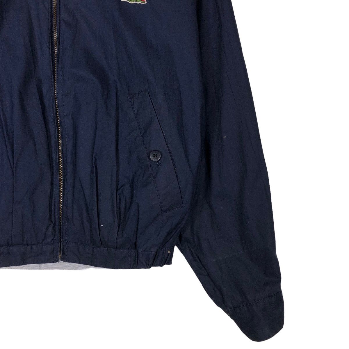 Japanese Brand 🔥Vintage Reversible Bomber Jacket Chemise Lacoste Big Logo Size US M / EU 48-50 / 2 - 5 Thumbnail