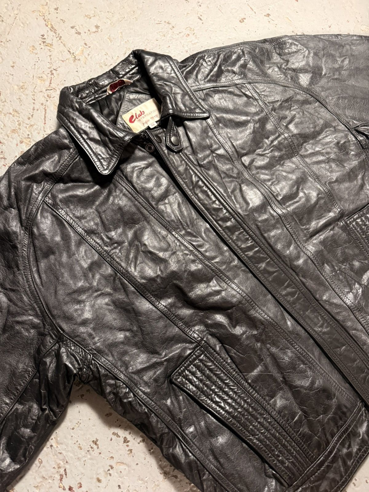 Other Vintage Club International Leather Jacket Size US M / EU 48-50 / 2 - 3 Thumbnail