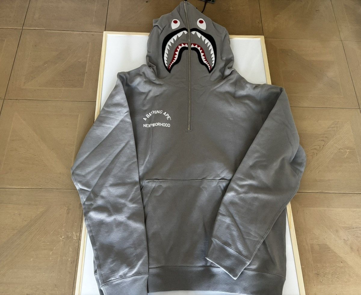 Bape Ape bape x NBHD 2face half zip pullover hoodie neighborhood Size US L / EU 52-54 / 3 - 1 Thumbnail