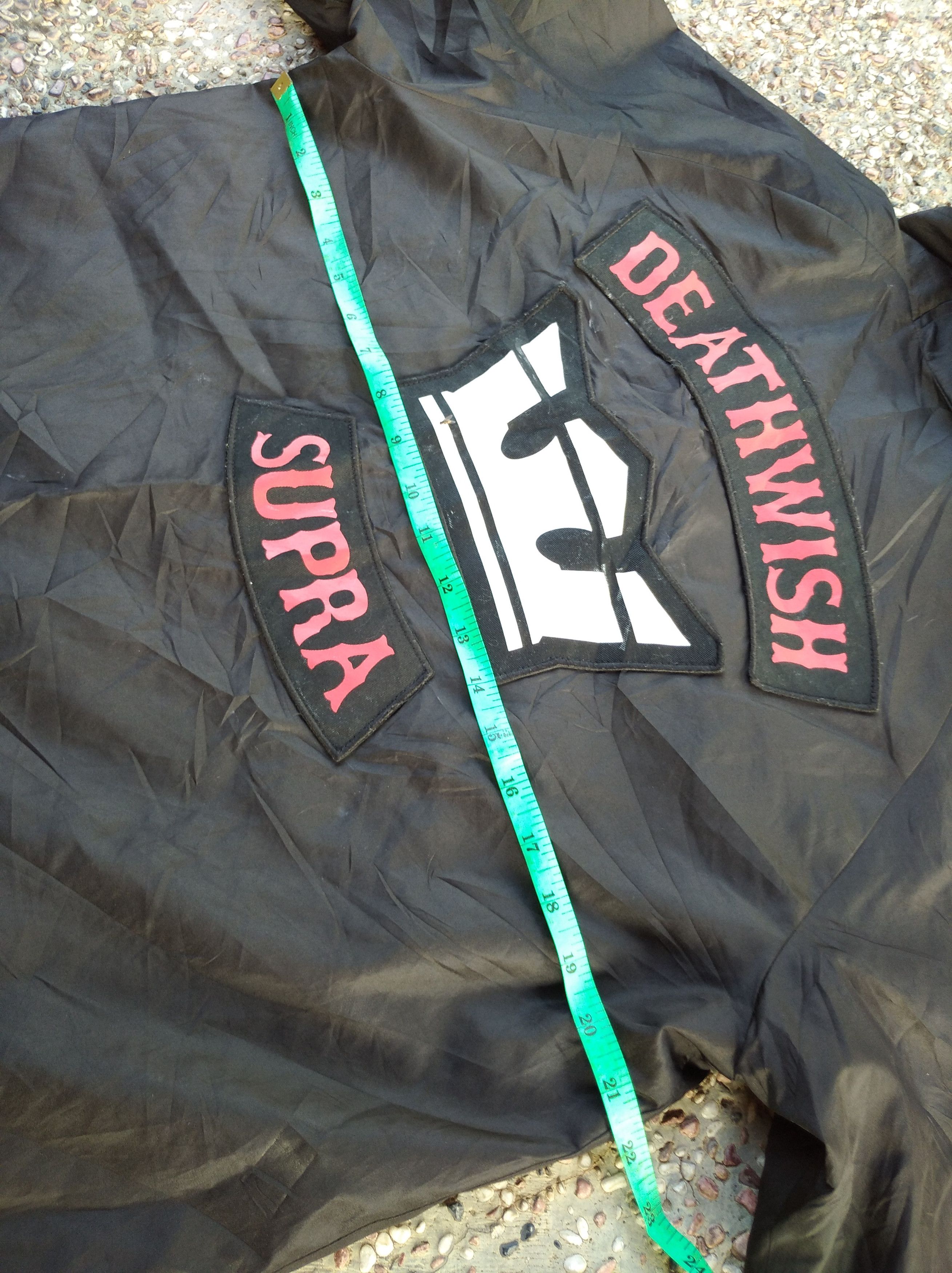 Japanese Brand × Supra Vintage supra X deathwish skateboard windbreaker jacket Size US M / EU 48-50 / 2 - 9 Thumbnail