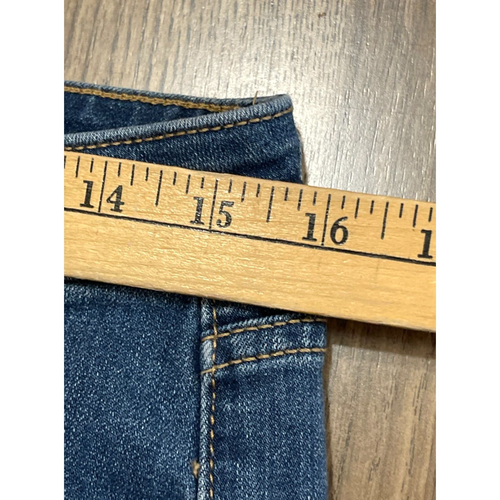 Vintage Sonoma Jeans Women's Size 10 Blue Denim Skinny Pockets Size 32" / US 10 / IT 46 - 3 Thumbnail