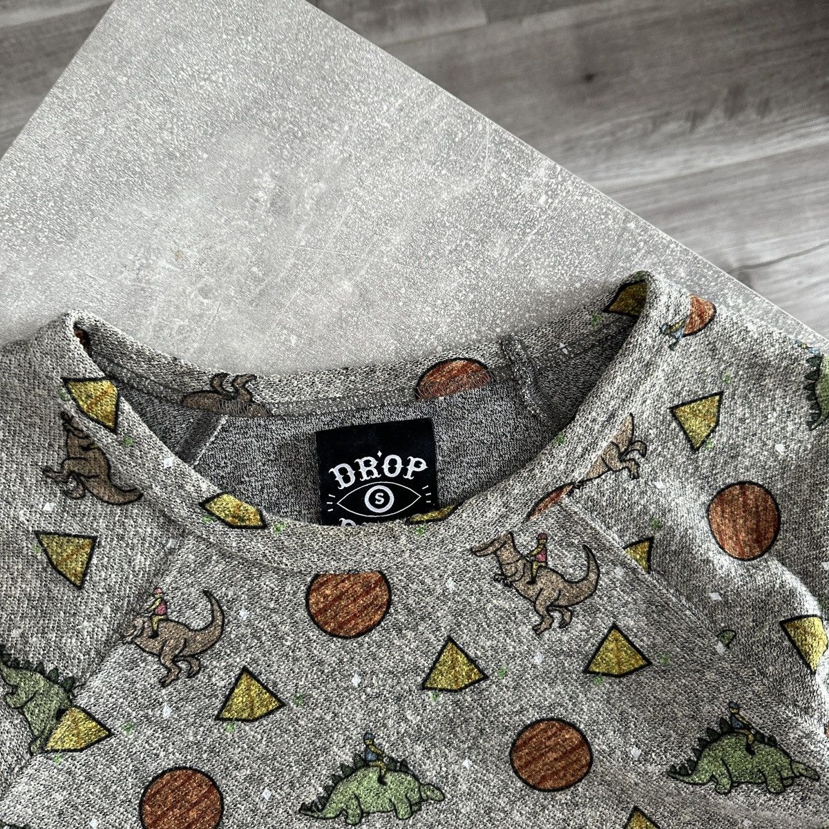 Drop Dead Clothing Drop Dead Clothing Crewneck Dinosaur monogram sweater y2k Size US S / EU 44-46 / 1 - 4 Thumbnail
