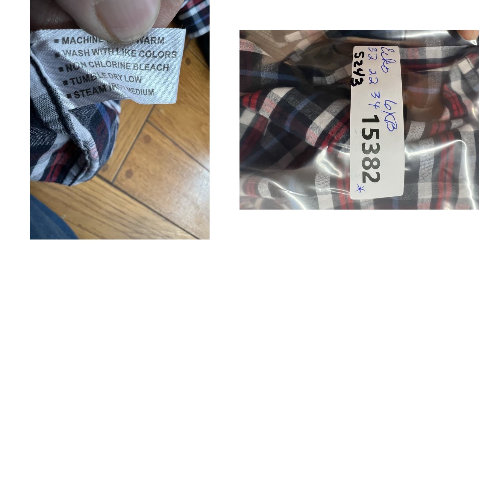 Ecko Unltd. Ecko Unltd. Plaid Shirt Men 6XL Long Sleeve Blue Cotton Casual Big & Tall Mens Size US XXL / EU 58 / 5 - 8 Thumbnail