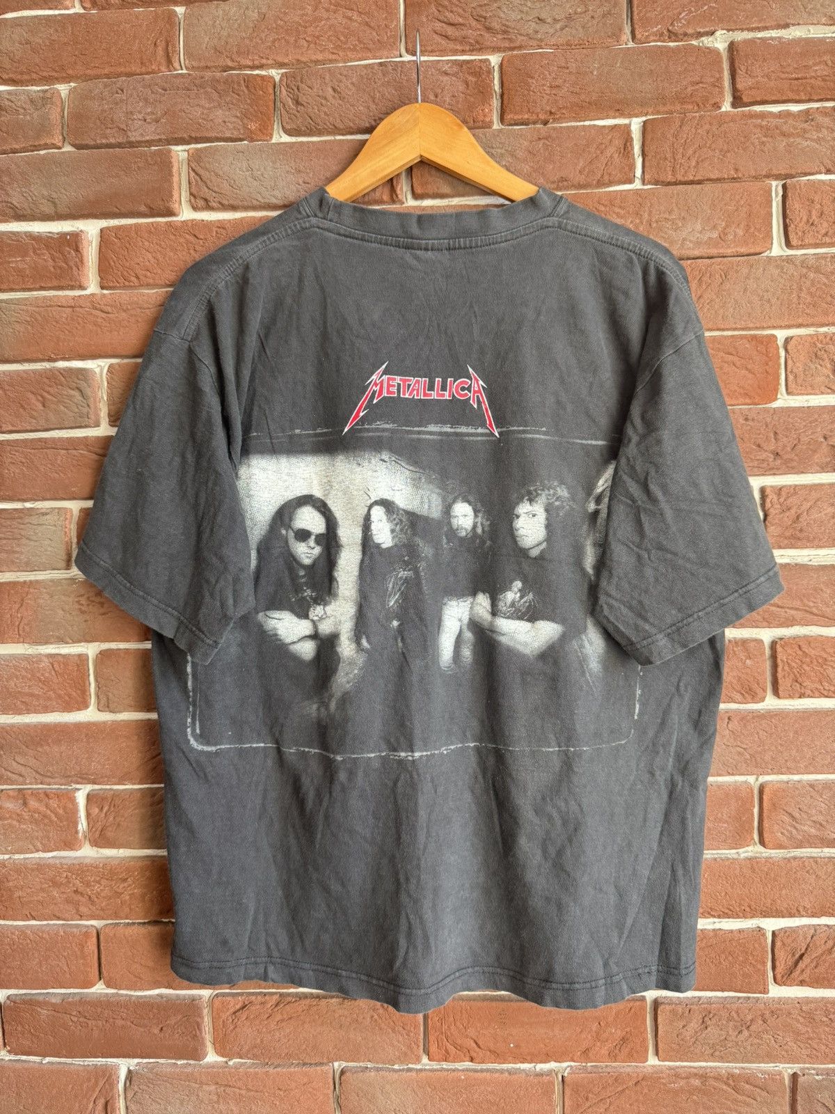 Band Tees Metallica Ride The Lightning Metal Band 90s Vintage T-Shirt Size US L / EU 52-54 / 3 - 2 Thumbnail