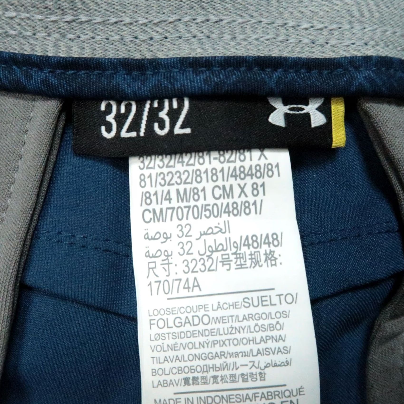 Under Armour Under Armour Pants Mens 32x32 Blue Golf Plaid Straight Leg UA Match Play Print Size US 32 / EU 48 - 4 Thumbnail