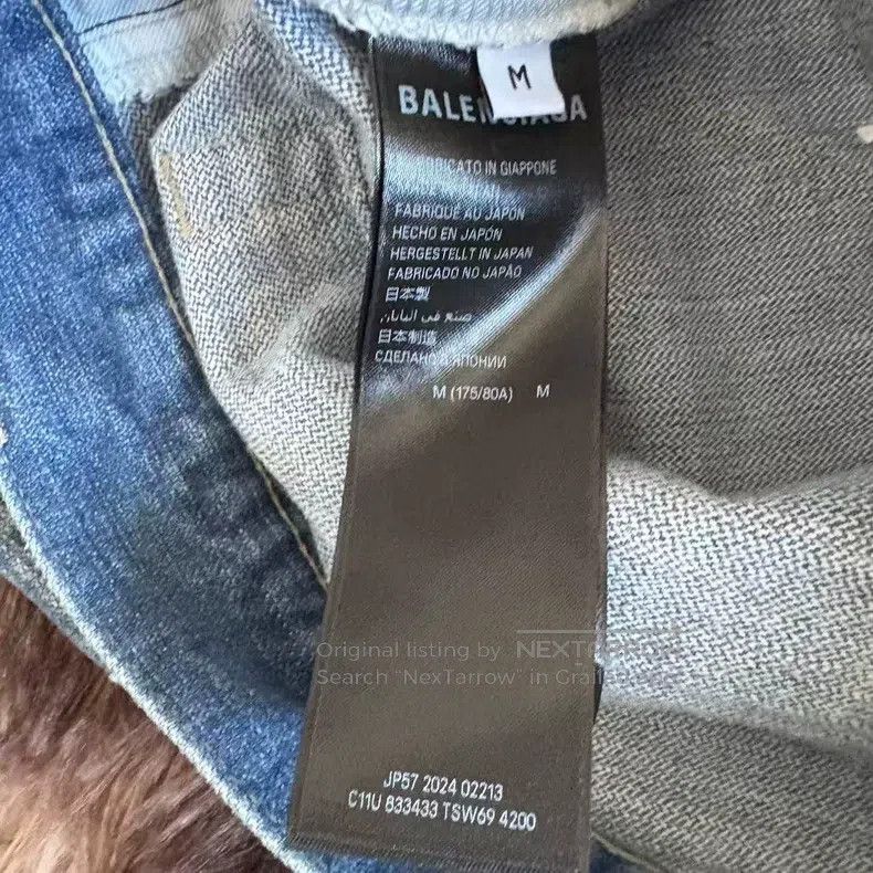 Balenciaga Balenciaga size M Solid Low-Rise Five Pocket Long Jeans Size US 27 - 4 Thumbnail