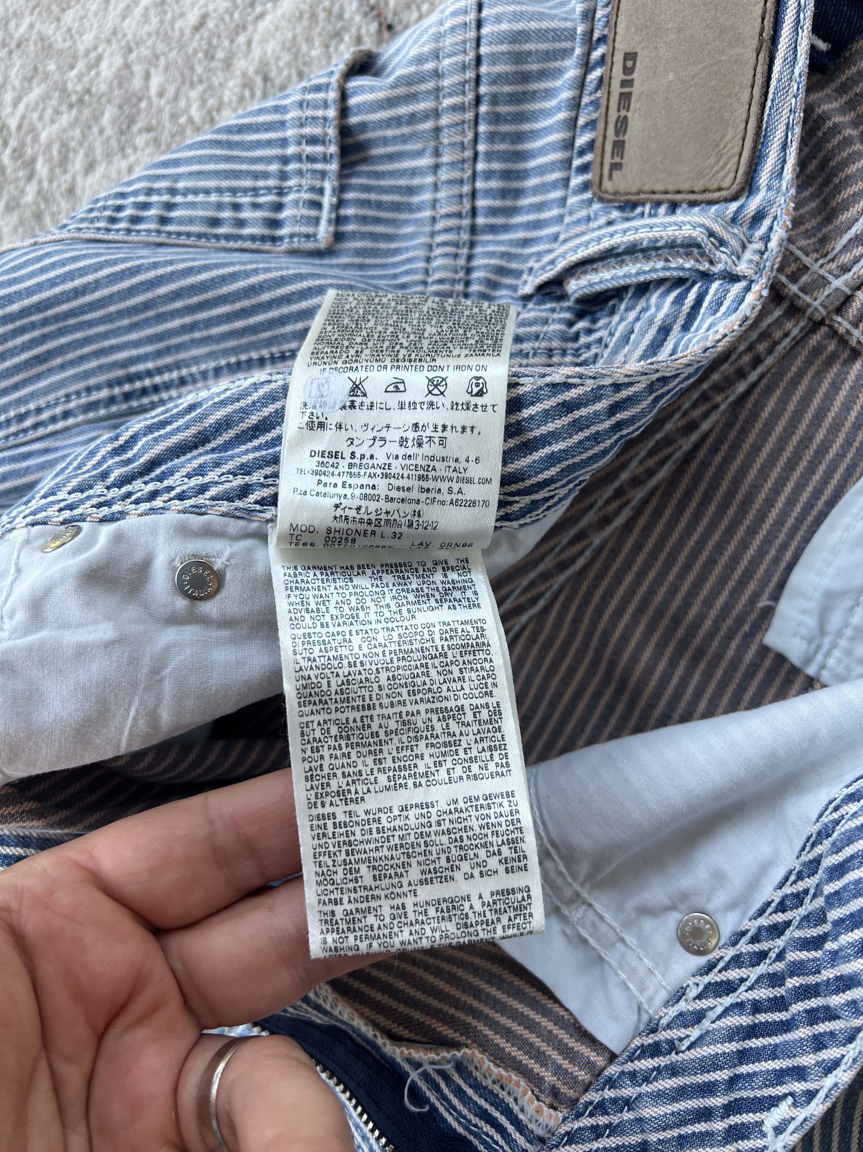 Diesel Diesel Shioner Jeans Size US 34 / EU 50 - 8 Thumbnail