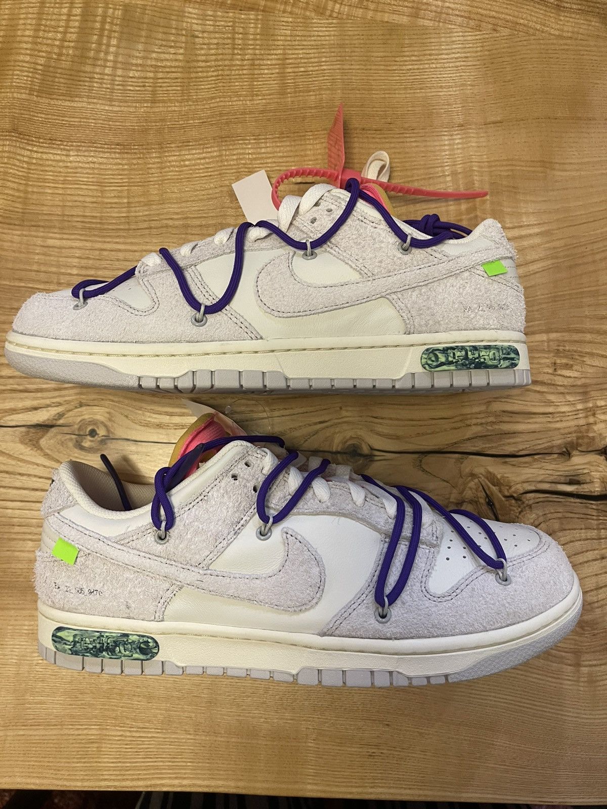 Nike × Off-White Off-White Dunk Low Nike lot 15/50 size 10.5 Size US 10.5 / EU 43-44 - 1 Thumbnail