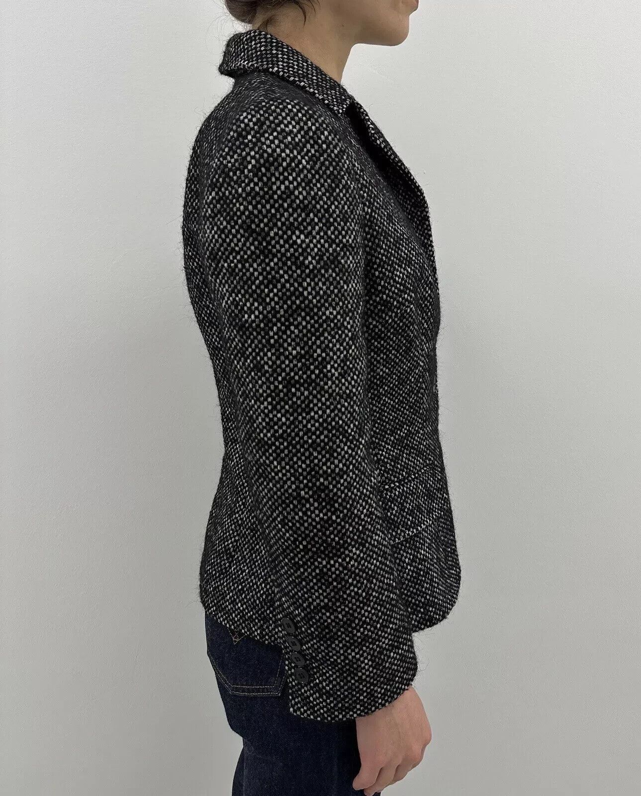 Dolce & Gabbana Dolce & Gabbana Women Fitted Blazer Coat Jacket Wool Alpaca Size M / US 6-8 / IT 42-44 - 6 Thumbnail