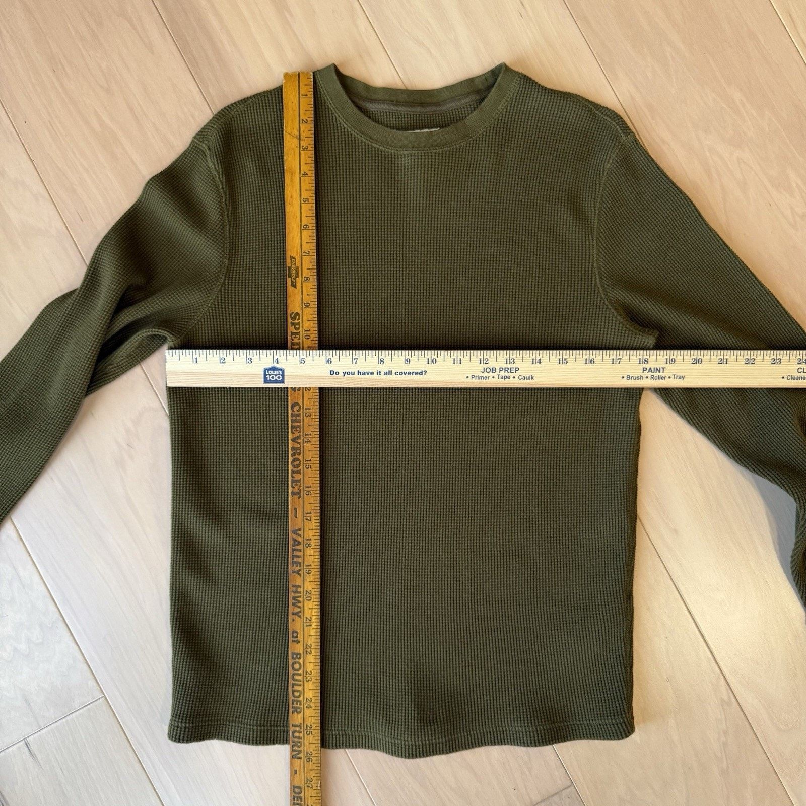 Flint And Tinder Flint and Tinder Thermal Shirt S Green Cotton Long Sleeve Size US S / EU 44-46 / 1 - 3 Thumbnail