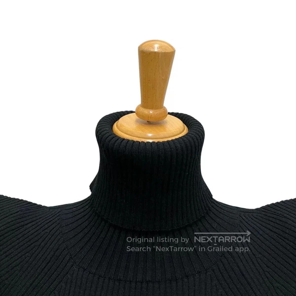 Junya Watanabe sculptural black wool knit top by junya watanabe. Size US M / EU 48-50 / 2 - 5 Thumbnail