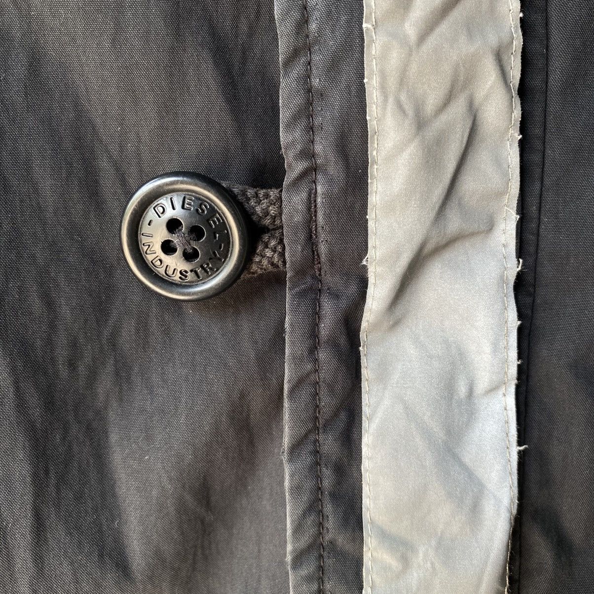 Diesel DIESEL Black Fur-Trimmed Parka Size US S / EU 44-46 / 1 - 5 Thumbnail
