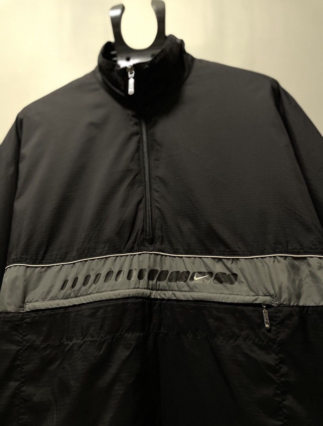 Nike × Vintage Nike Vintage Y2K Nylon Track Jacket Size US L / EU 52-54 / 3 - 2 Thumbnail
