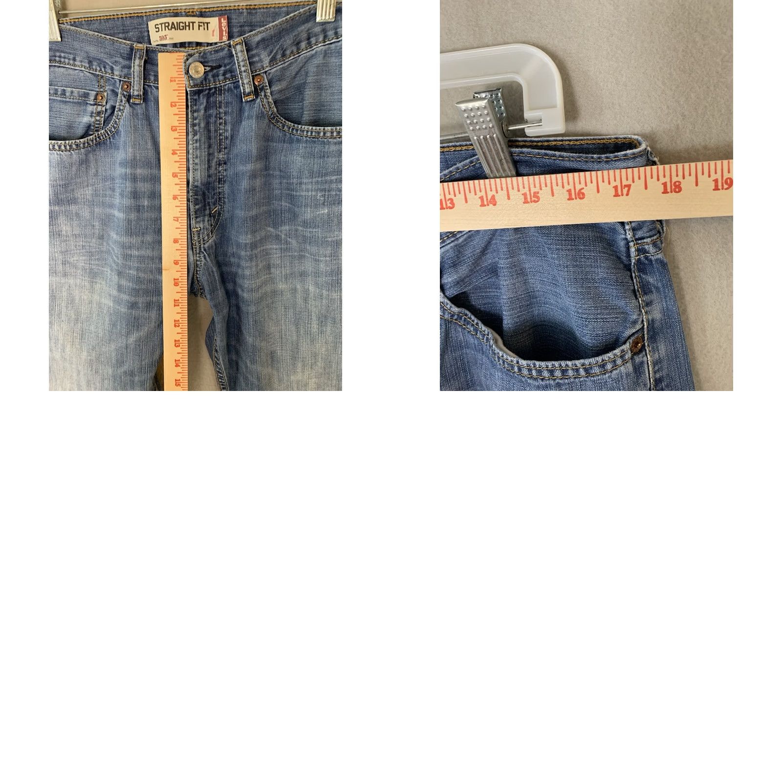 Levi's VINTAGE Levi's 505 Jeans Mens 34x34 Blue Straight Fit Denim 90s Cowboy Grunge USA 5-Pocket Mens Size US 34 / EU 50 - 8 Thumbnail