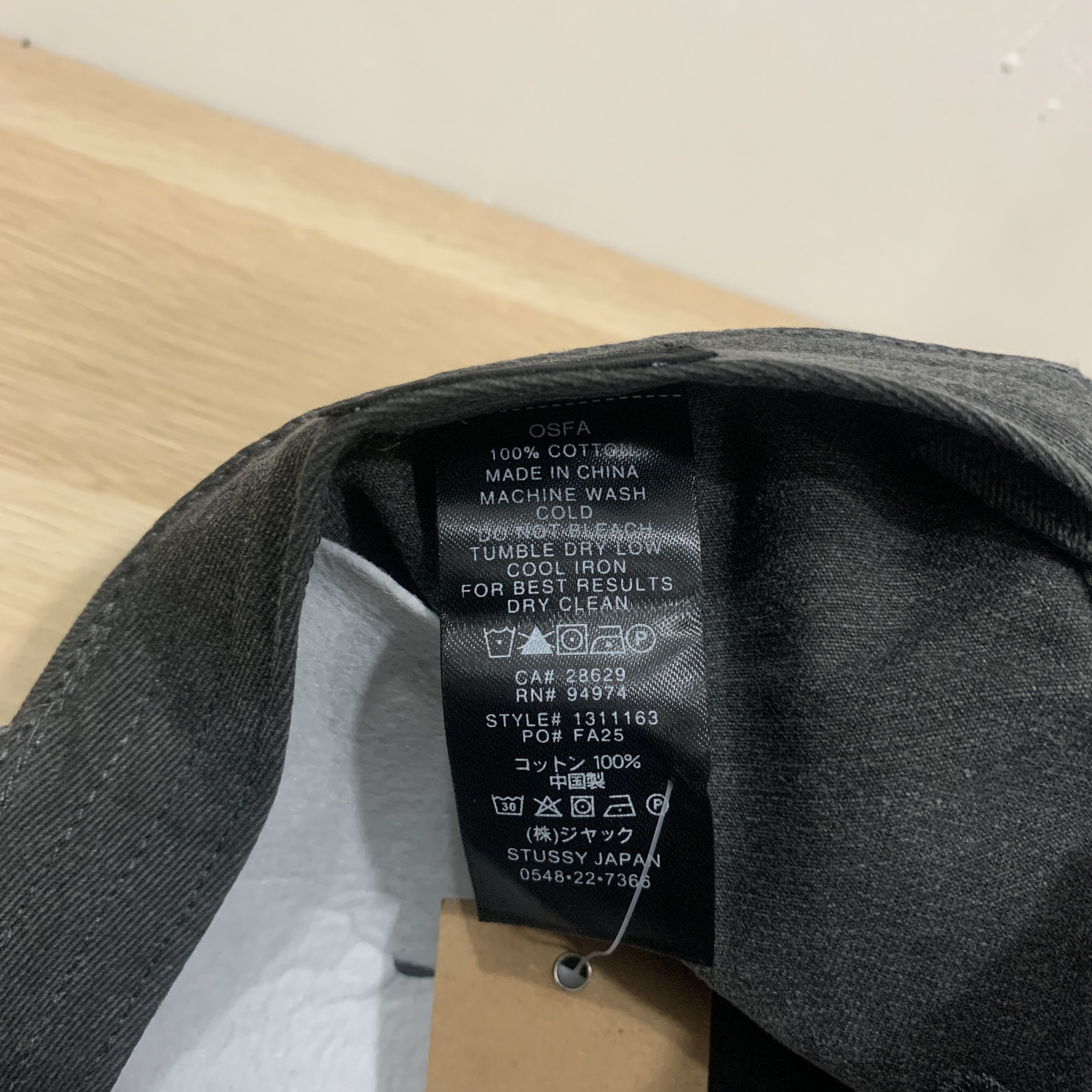 Stussy Stussy basic washed low pro cap Size ONE SIZE - 7 Thumbnail