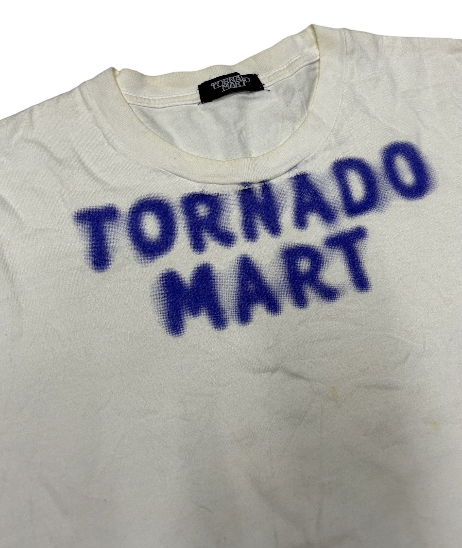 Tornado Mart 🔥TORNADO MART METALLIC WHITE FLARE PRINT T-SHIRT Size US S / EU 44-46 / 1 - 4 Thumbnail