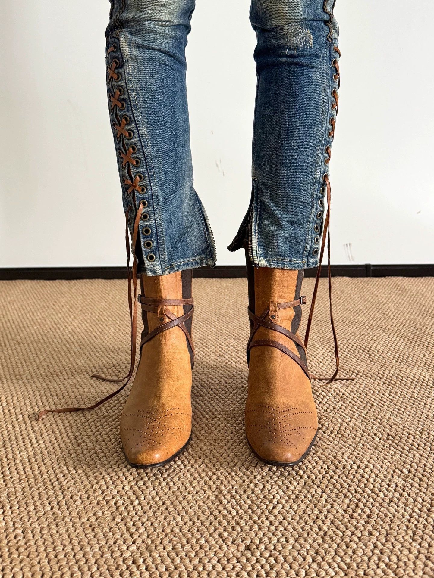 Other Italian Calfskin Strap Chelsea Boot LambSole 38.5 Size US 8 / IT 38 - 4 Thumbnail