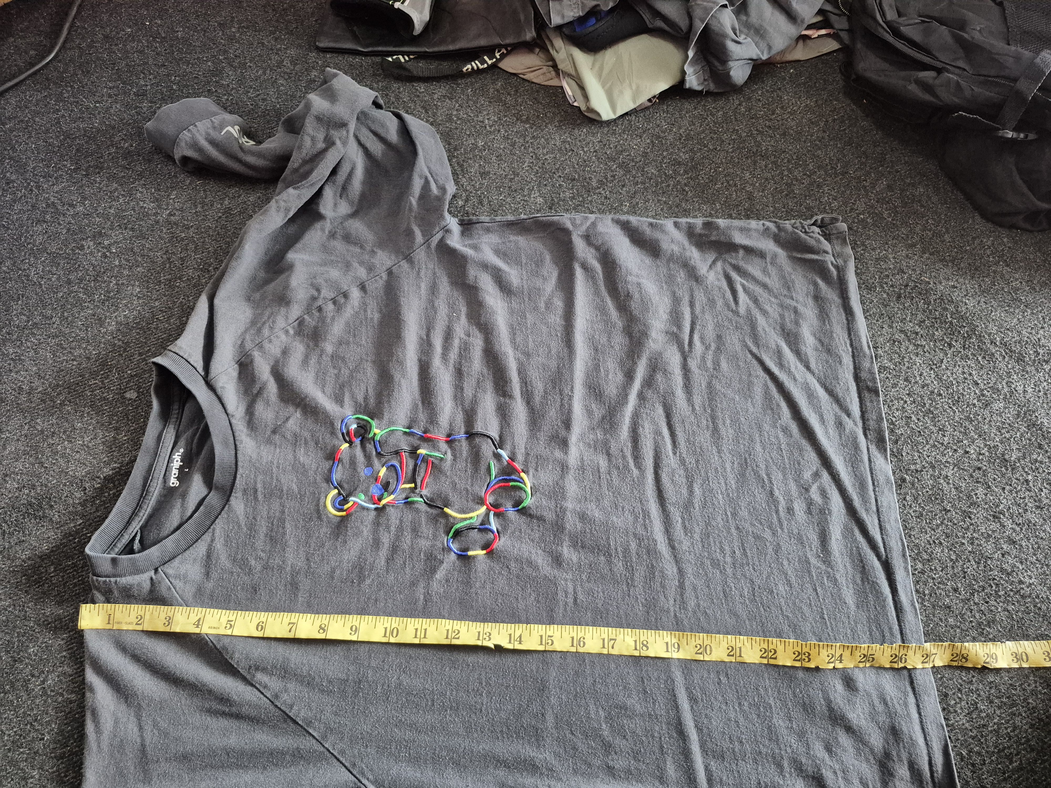Japanese Brand 🔥 Graniph Embroided Colorful Headless Bear Longsleeves Tee Size US L / EU 52-54 / 3 - 12 Thumbnail